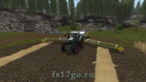 Пресс-подборщик с широкими граблями для Farming Simulator 2017