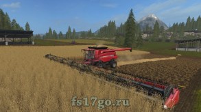 Большая жатка на 27,5 метров для Farming Simulator 2017