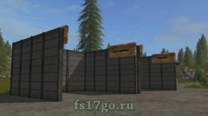 Мод хранилище для тюков (размещаемое) на Farming Simulator 2017