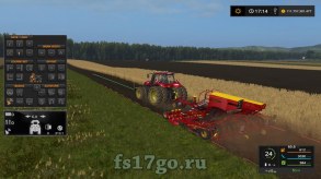 Сеялка Vaderstad Rapid A600SDF для Farming Simulator 2017