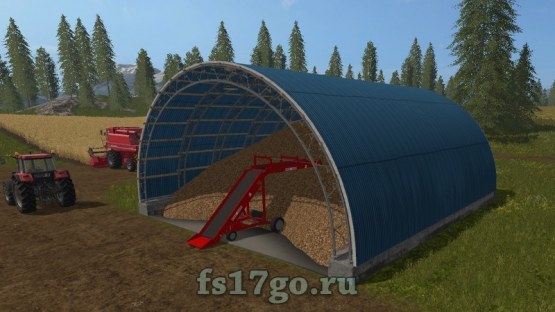 Мод Хранилище корнеплодов для Farming Simulator 2017