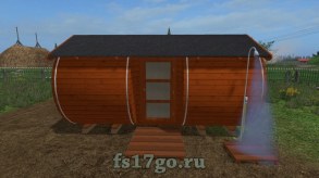 Мод размещаемая Сауна для Farming Simulator 2017