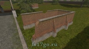 Старые кирпичные бункеры хранения Farming Simulator 2017