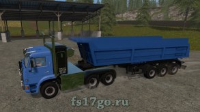 Грузовик КамАЗ (тюнинг) для Farming Simulator 2017