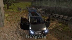 Мод минивэн Mercedes Benz Viano для Farming Simulator 2017