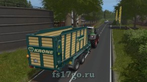 Мод прицеп Krone ZX 450 для Farming Simulator 2017