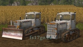 Мод трактора ДТ-75 Казахстан для Farming Simulator 2017