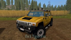 Мод внедорожника Hummer H2 для Farming Simulator 2017
