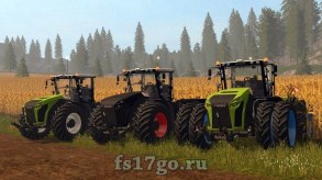 Мод трактора Claas Xerion 4000-5000 для Farming Simulator 2017