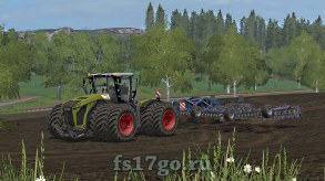 Мод трактора Claas Xerion 4000-5000 для Farming Simulator 2017