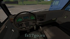 Мод бортовой КамАЗ 45253 с прицепом для Farming Simulator 2017