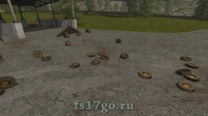 Мод объект Стопка колес для Farming Simulator 2017