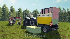 Тюкоподборщик «TST Quadro Pac V» для Farming Simulator 2017