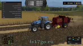 Тюковщик New Holland BB980 для Farming Simulator 2017
