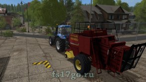 Тюковщик New Holland BB980 для Farming Simulator 2017