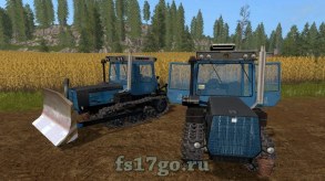 ХТЗ-181 и Бульдозерный отвал для Farming Simulator 2017