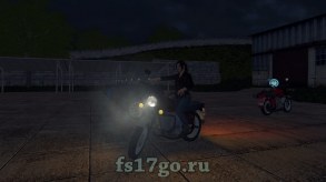 Мод мотоцикл ИЖ Планета 5 для Farming Simulator 2017