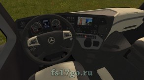 Мод тягача Mercedes Benz Antos для Farming Simulator 2017