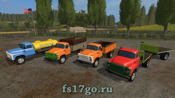 Мод ПАК ГАЗ-53 и модули для Farming Simulator 2017
