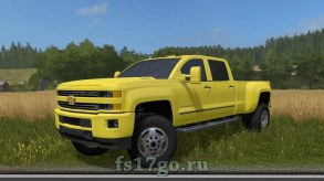 Мод Chevrolet Silverado 3500HD для Farming Simulator 2017