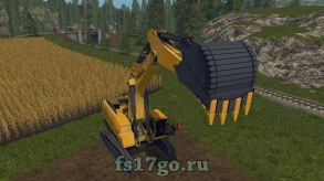 Мод экскаватора Cat 289C для Farming Simulator 2017