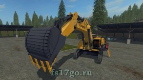 Мод экскаватора Cat 289C для Farming Simulator 2017
