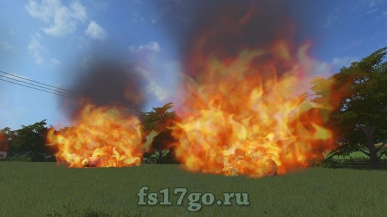 Мод «Огонь» для Farming Simulator 2017