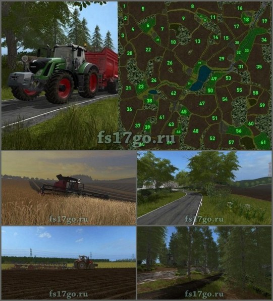 Мод карты «Loess Hill Country» для Farming Simulator 2017