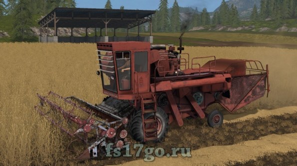 Мод комбайна «Енисей 1200-1» для Farming Simulator 2017