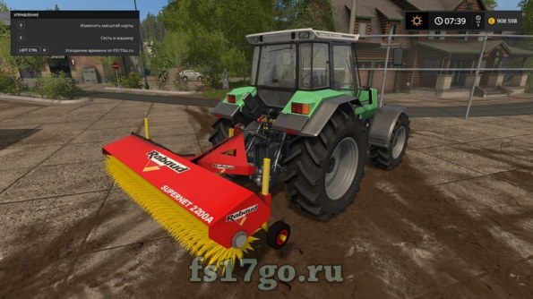 Мод «Sweeper Rabaud SUPERNET 2200A» для Farming Simulator 2017