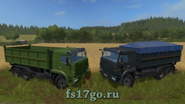 Мод грузовика «КамАЗ 45143» для Фермер Симулятор 2017