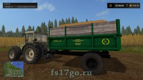 Farming Simulator 2017 мод прицепа «ПТС-4»