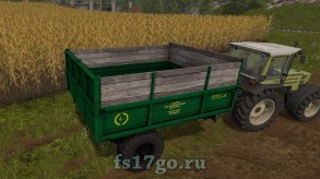 Farming Simulator 2017 мод прицепа «ПТС-4»