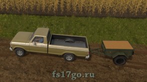 Мод небольшой прицеп для авто Farming Simulator 2017