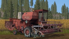 Мод комбайна «Енисей 1200-1» для Farming Simulator 2017