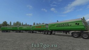 Мод Custom Road Train Pack RUS для Farming Simulator 2017