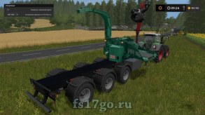 Дробилка щепы «NLD Woodchipper» для Farming Simulator 2017