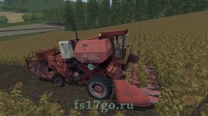 Мод ПАК Енисей 1200-1 + жатки для Farming Simulator 2017