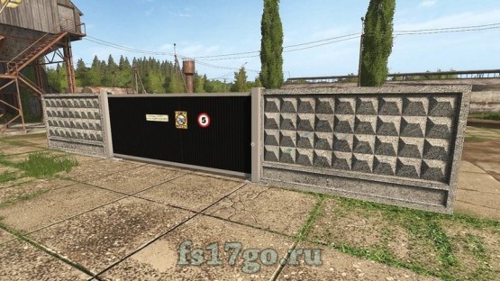 Мод Пак «Заборы и ворота» для Farming Simulator 2017