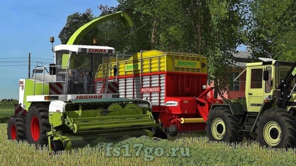 Мод комбайна «Claas Jaguar 880» для Farming Simulator 2017