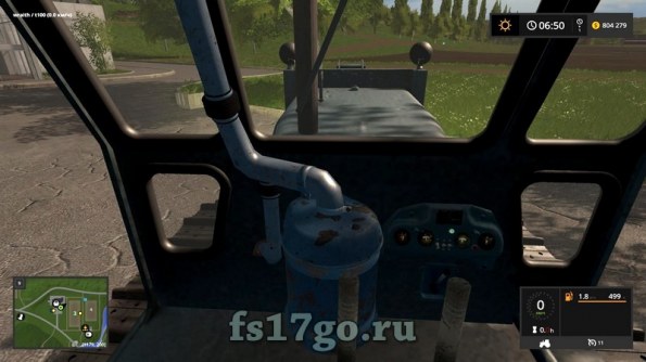 Farming Simulator 2017 мод бульдозера Т-100 с отвалом