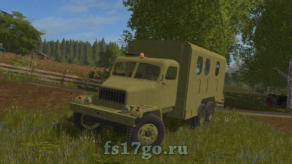 Мод грузовика Praga V3S для Farming Simulator 2017
