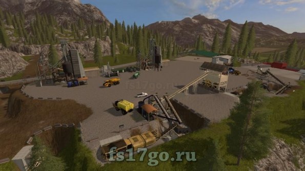 Карта «Mining & Construction Economy» на Farming Simulator 2017