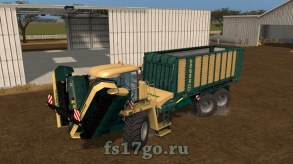 Мод косилка «Krone Big L500» для Farming Simulator 2017