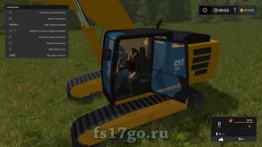 Экскаватор «Caterpillar 329E» для Farming simulator 2017