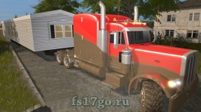 Мод тягача «Peterbilt 388» для Farming Simulator 2017