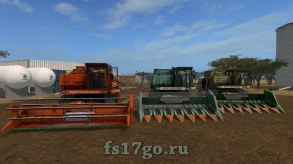 Мод ПАК комбайнов «ДОН 1500» для Farming Simulator 2017