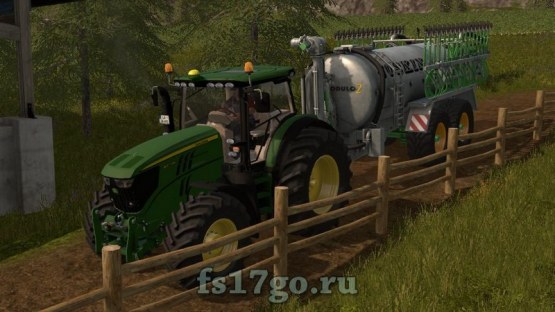 Мод «JohnDeere 6170R / 6210R» для Farming Simulator 2017
