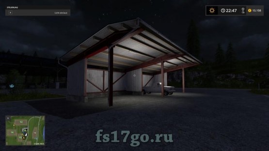 Мод «Vehicle Shelter» для Farming Simulator 2017