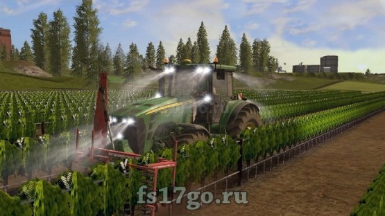 Мод сеялка для посадки винограда в Farming Simulator 2017